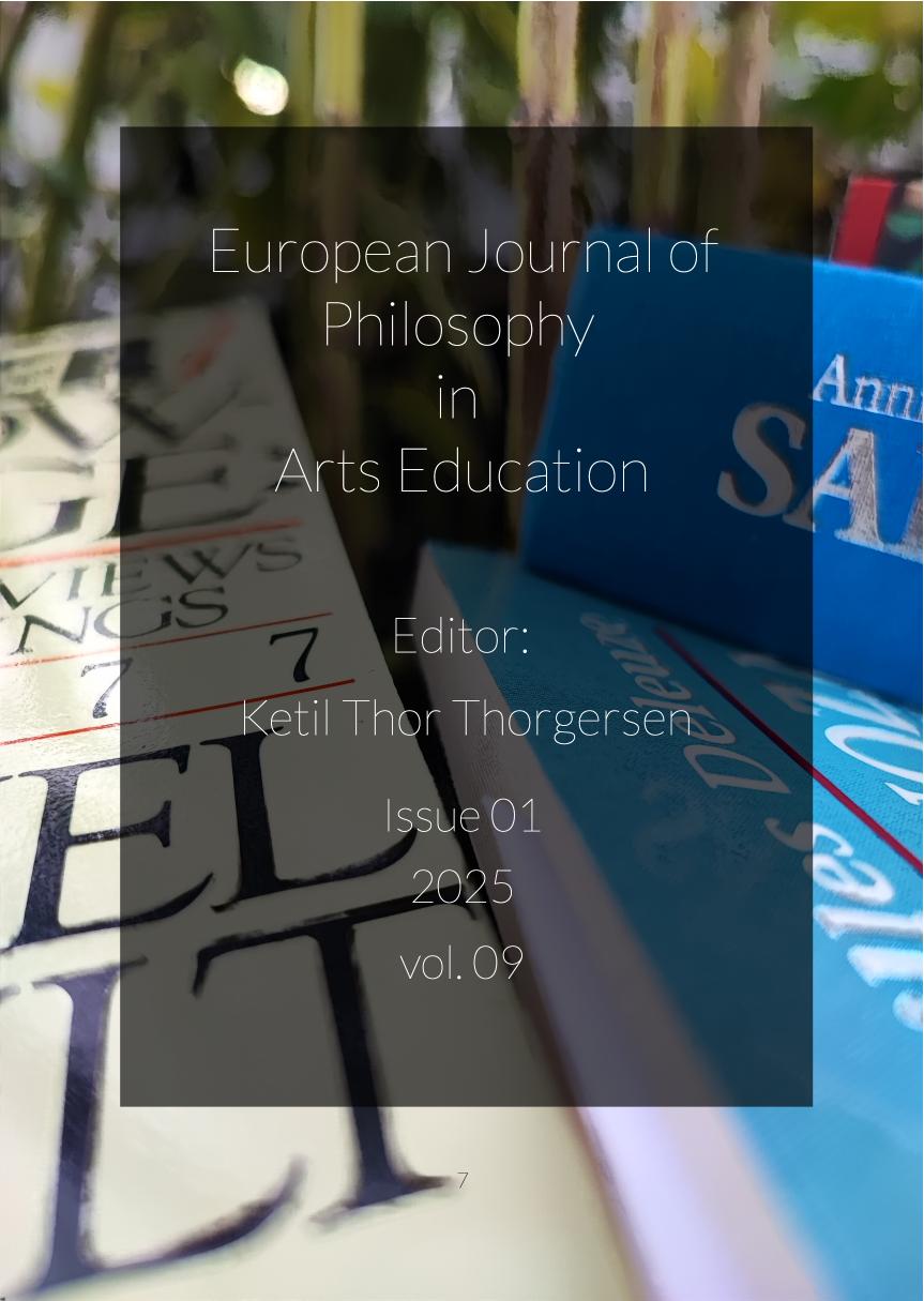 					View Vol. 9 No. 01 (2025): European Journal of Philosophy in Arts Education
				